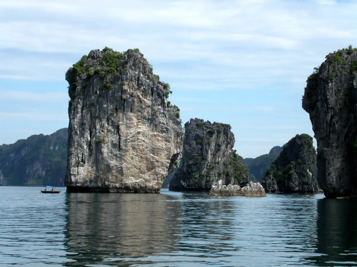 Limestone islands of Ha Long Bay, Vietnam