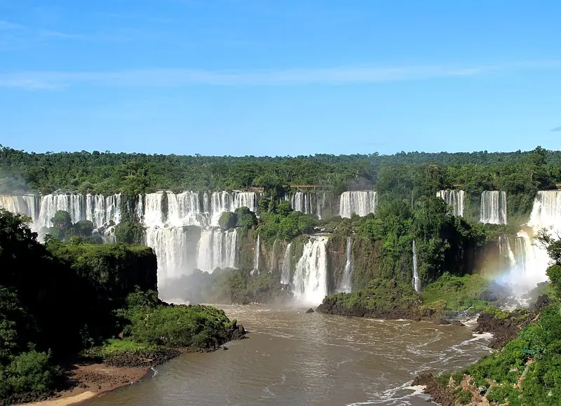 Iguazu Falls seen from the Brazilian side