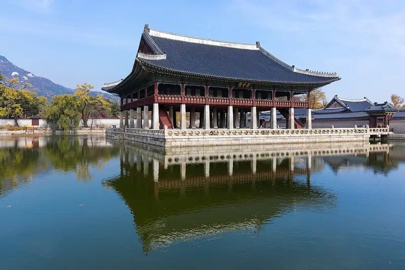 Gyeonghoeru pavilion at Gyeongbokgung Palace, Seoul