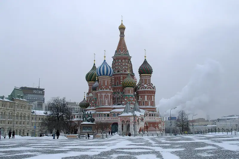 Saint Basil's Cathedral on Red Square, Moscow